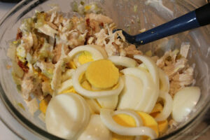 Chicken and Egg Salad Sandwich