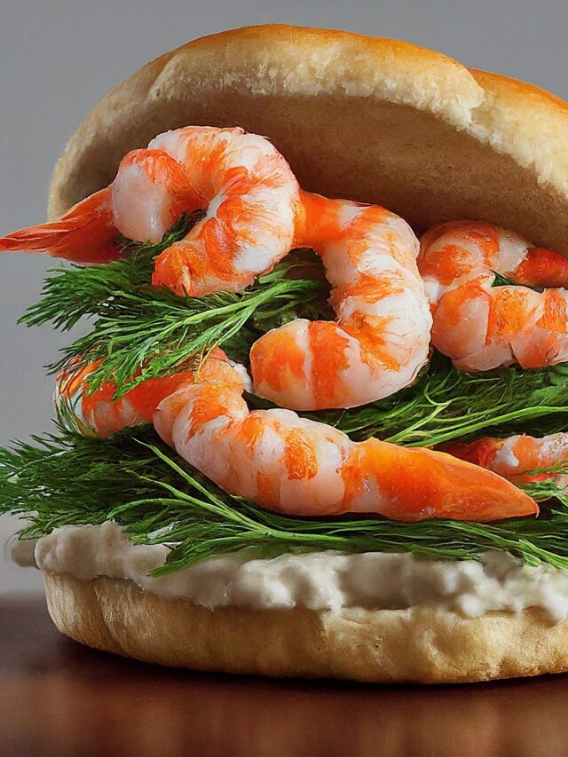 Cheesy Shrimp Tea Sandwich Recipe - The Fresh Man cook