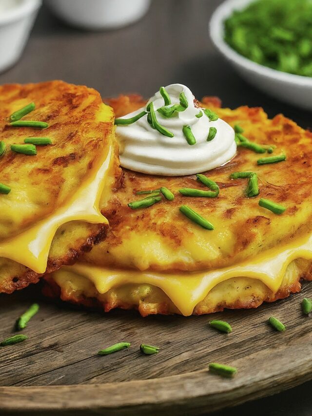 Cheesy Mashed Potato Pancakes Recipe - The Fresh Man Cook