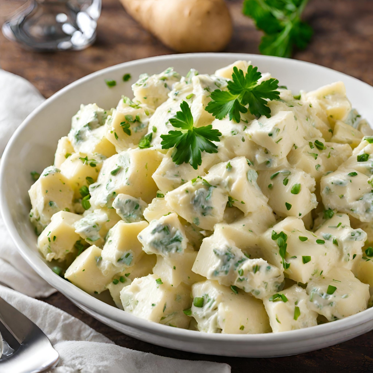 Creamy Potato Salad "Healthy and Delightful"