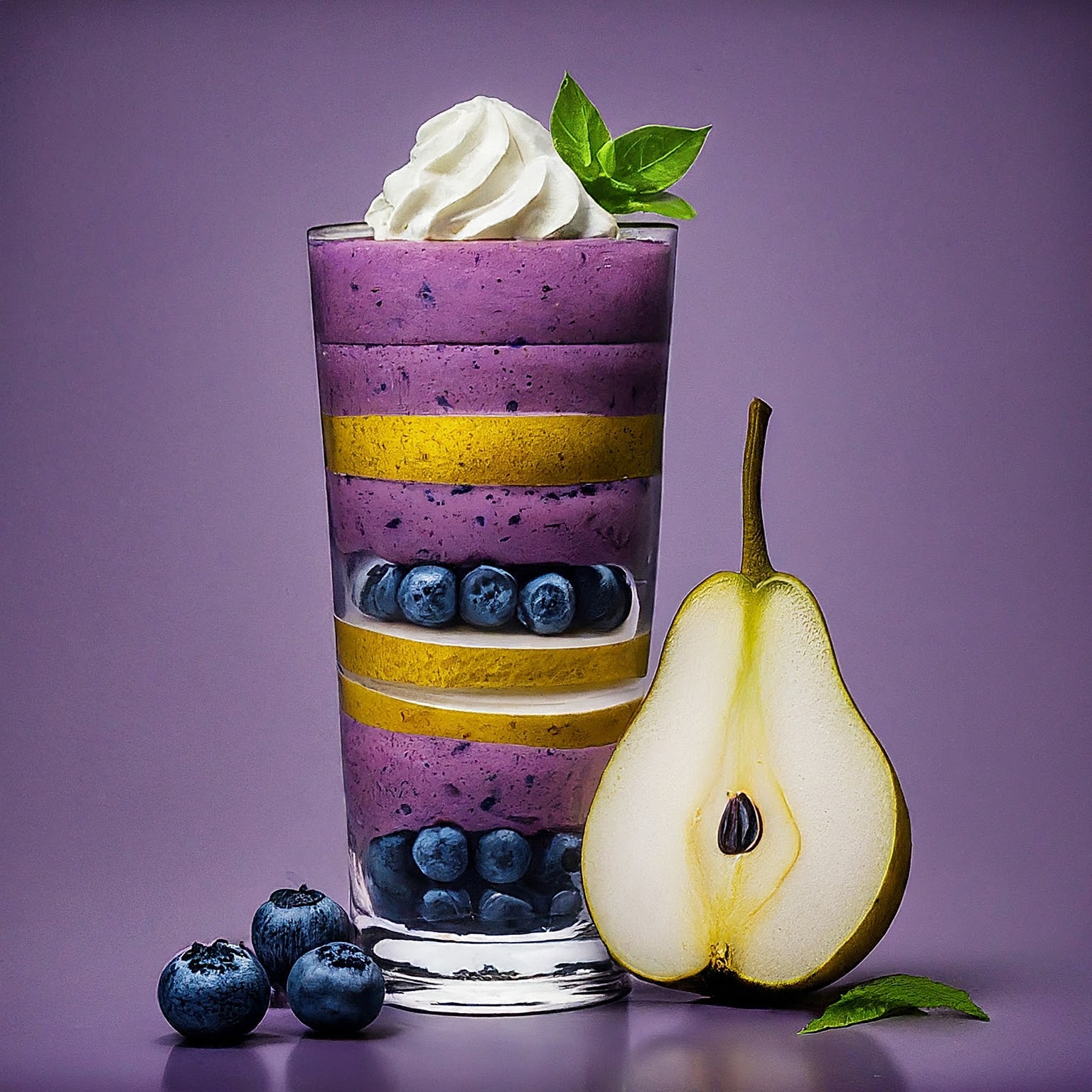 Blueberry Pear Smoothie Recipe: Light -hearted Taste! - The Fresh Man Cook