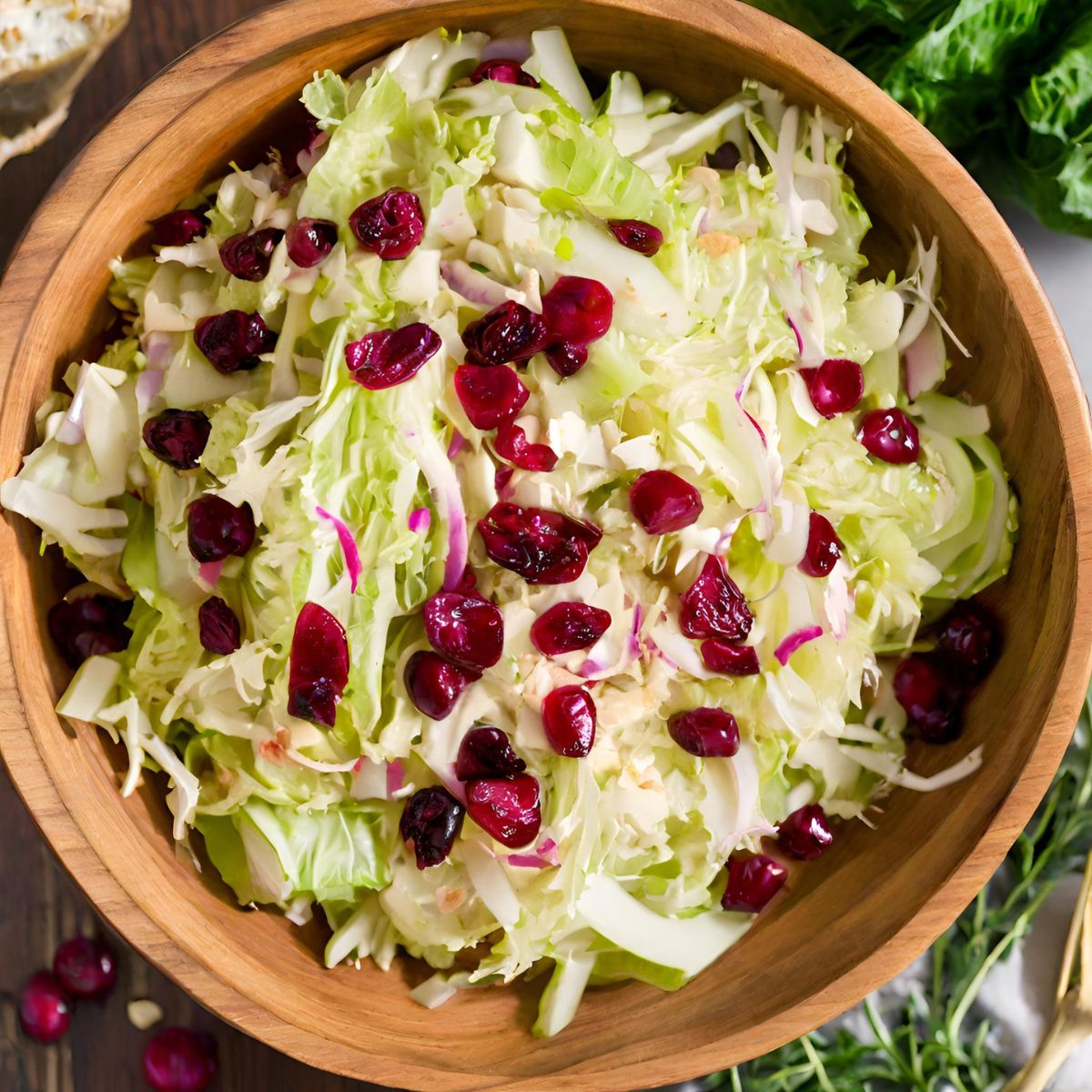 Cranberry Crunch Cabbage Salad (tasty Tangy Twist!) - The Fresh Man Cook