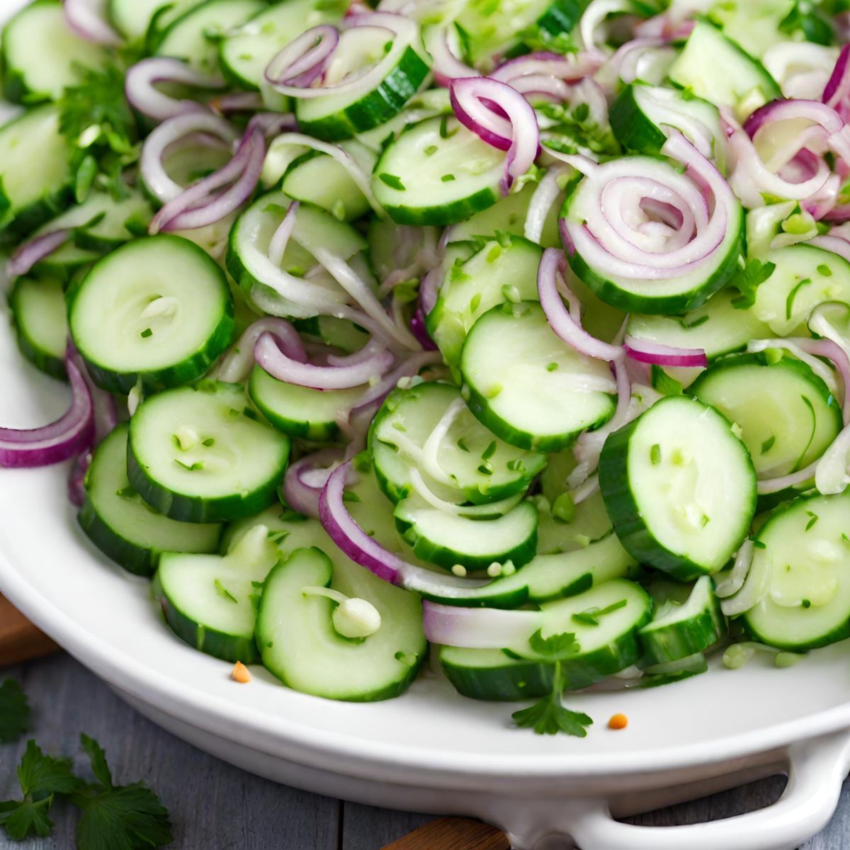 Cucumber And Onion Salad Recipe "A Refreshing Treat"