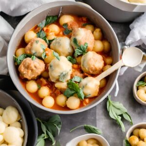 Slow Cooker Tuscan Chicken Meatballs With Gnocchi Recipe
