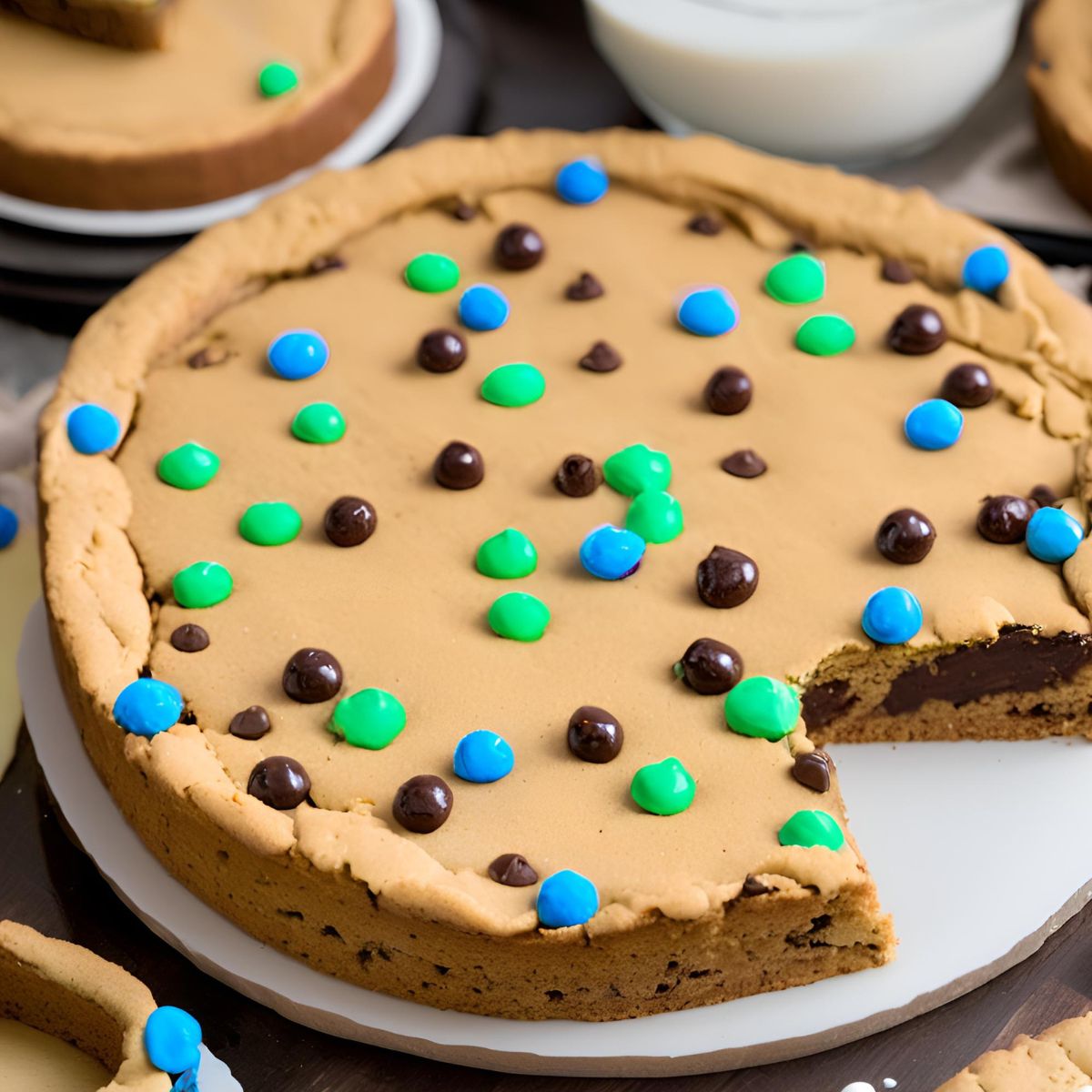 Easy Cookie Cake Recipe: Decadent Chocolate Chip Delight!