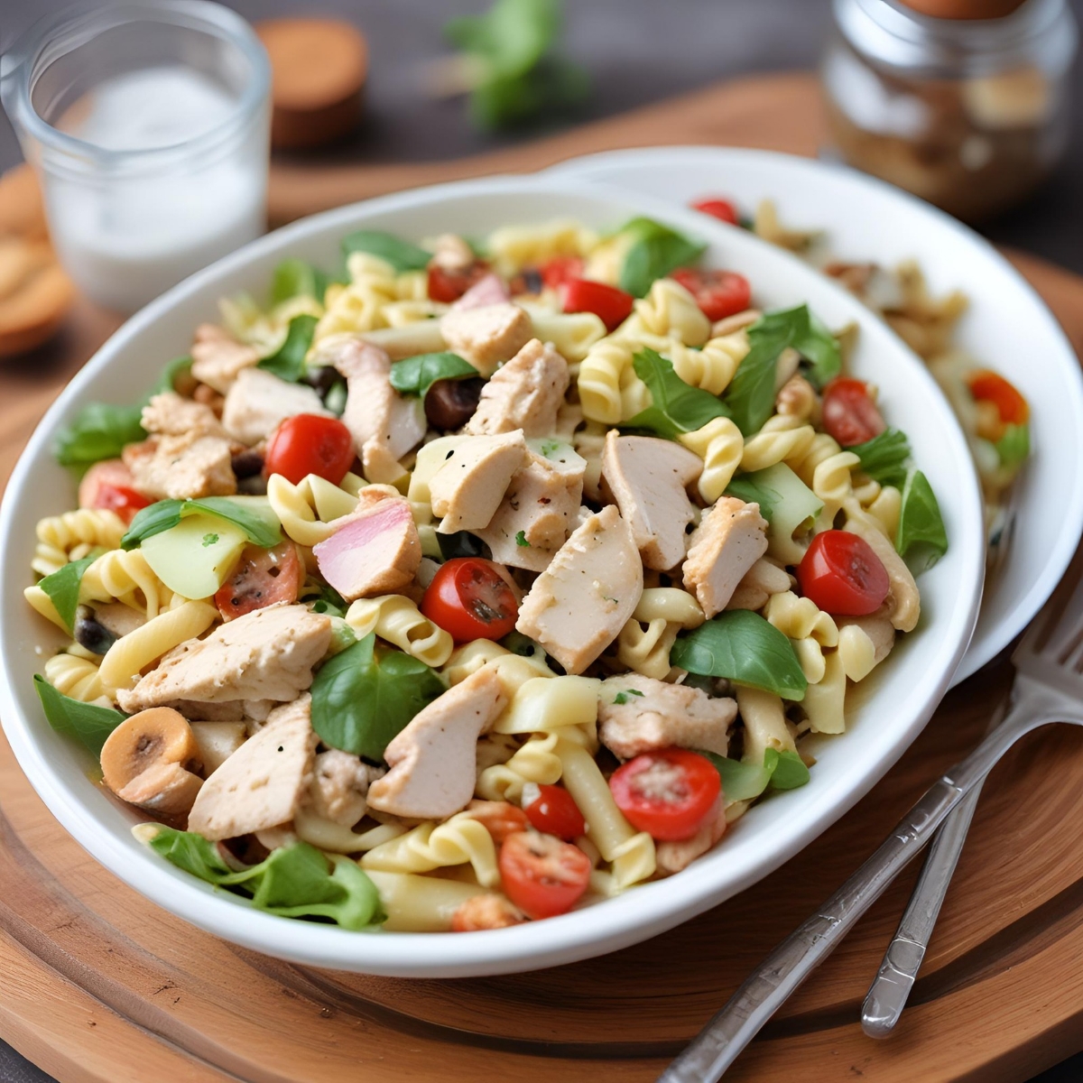 Chicken Caesar Pasta Salad Recipe: Fresh and Flavorful!
