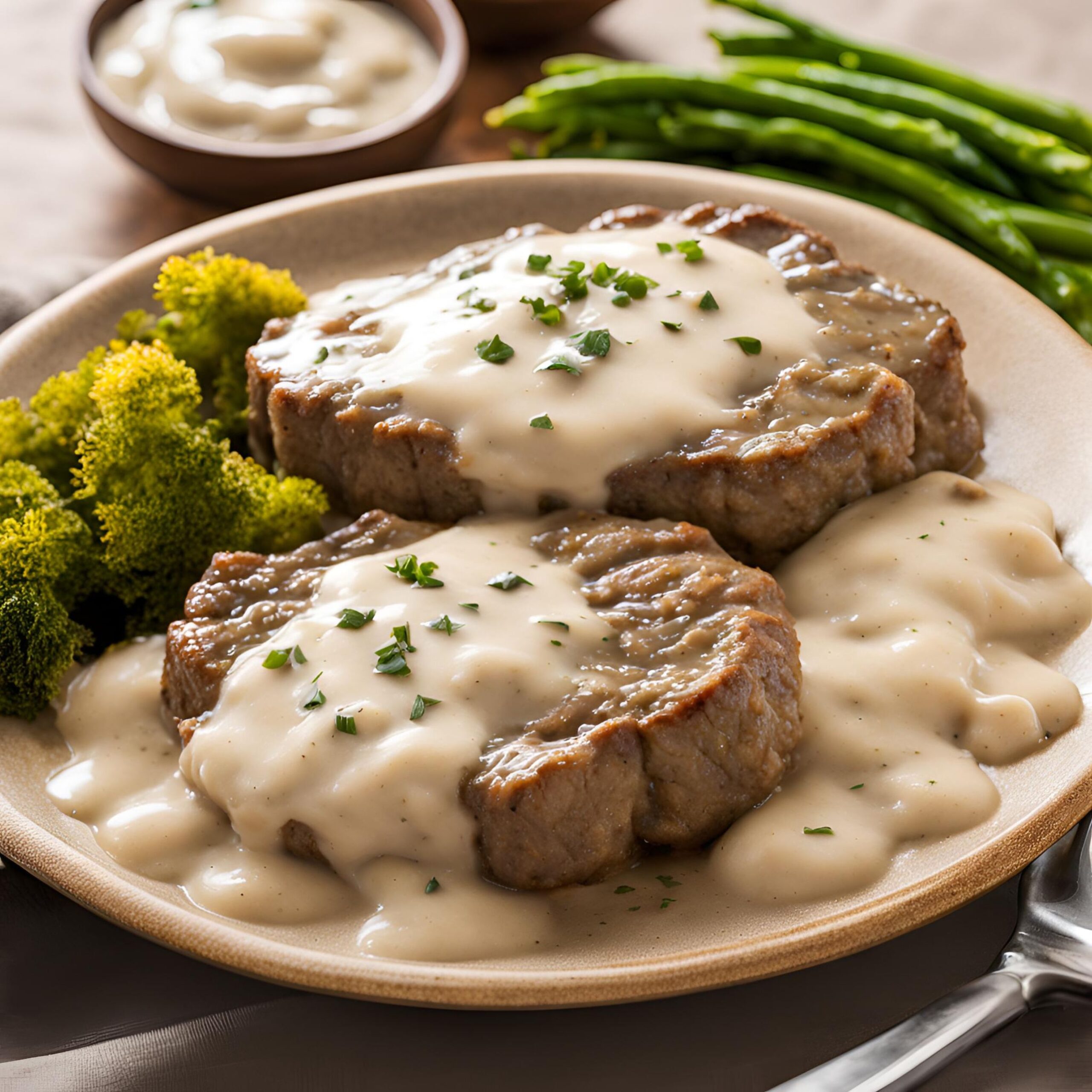 Cube Steak with White Gravy Recipe: Classic Homestyle Cooking!