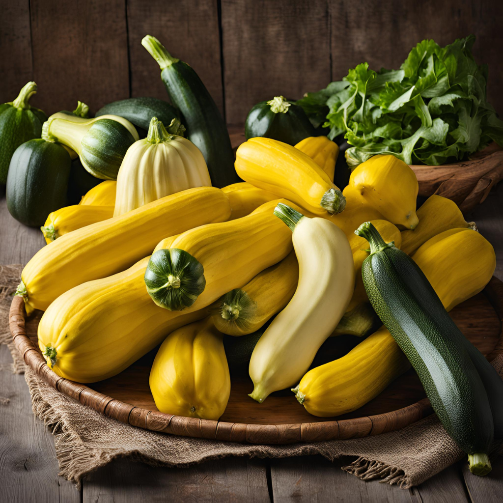 yellow squash and zucchini