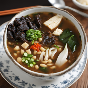 korean soybean paste soup vegetarian
