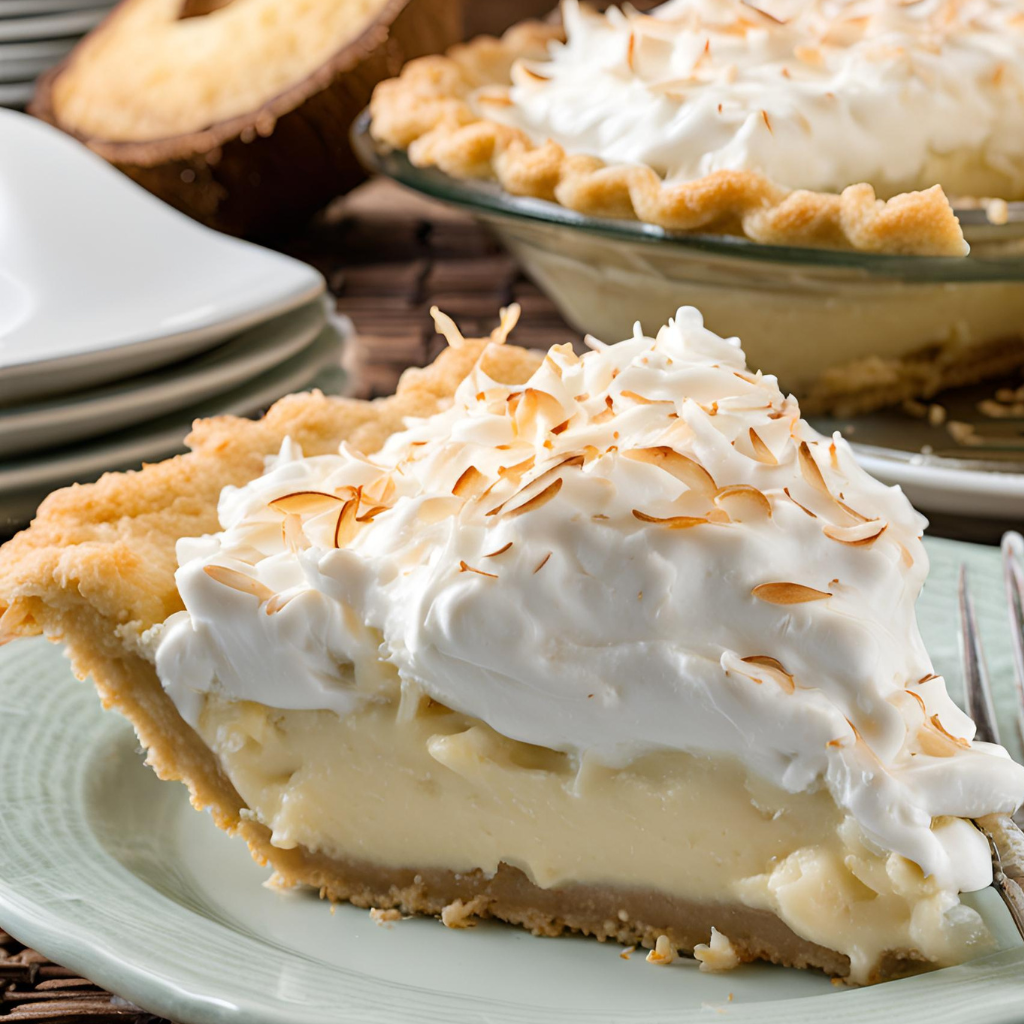 Old Fashioned Coconut Cream Pie: Classic Coconut Pie! - The Fresh Man cook