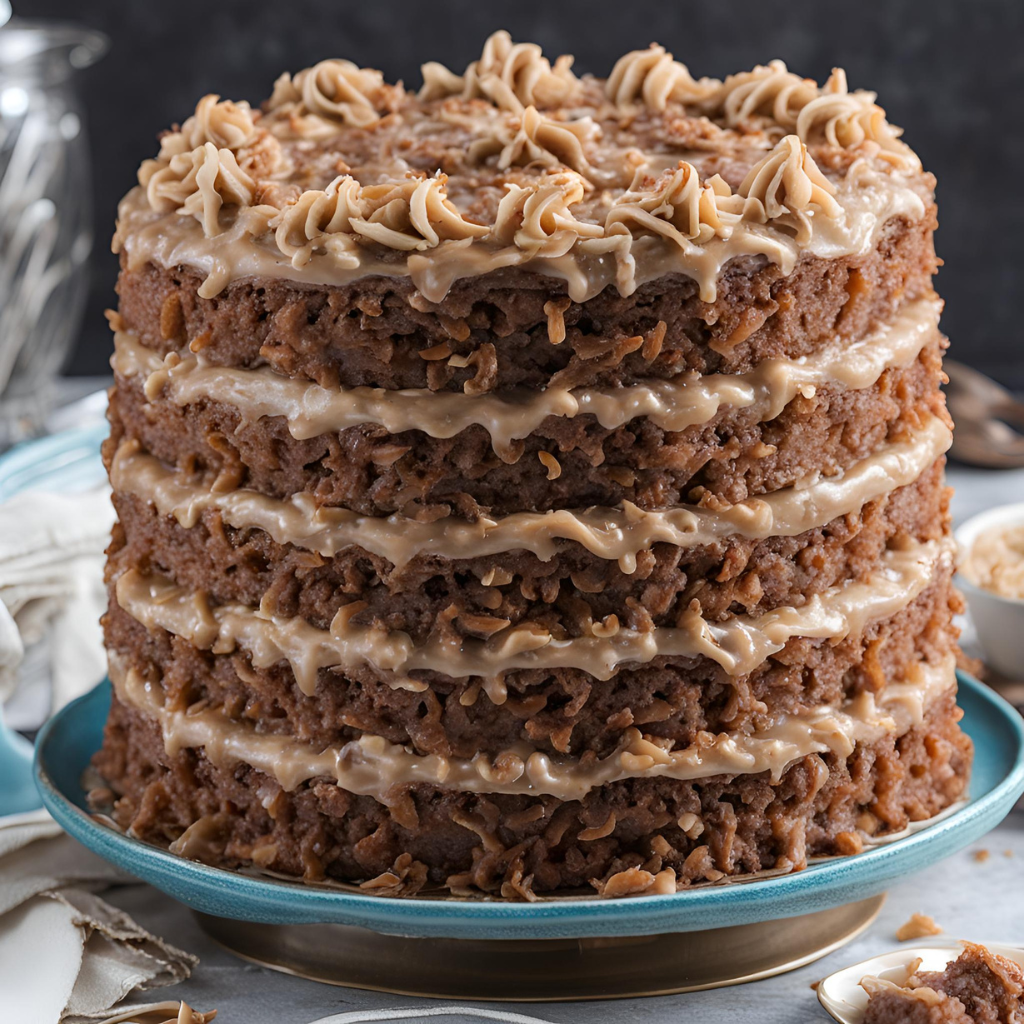 old fashioned german chocolate cake icing