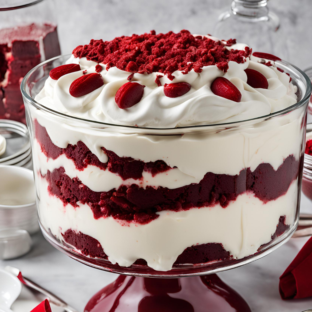 Red Velvet Trifle: Ultimate Creamy Sweet Treat! - The Fresh Man Cook