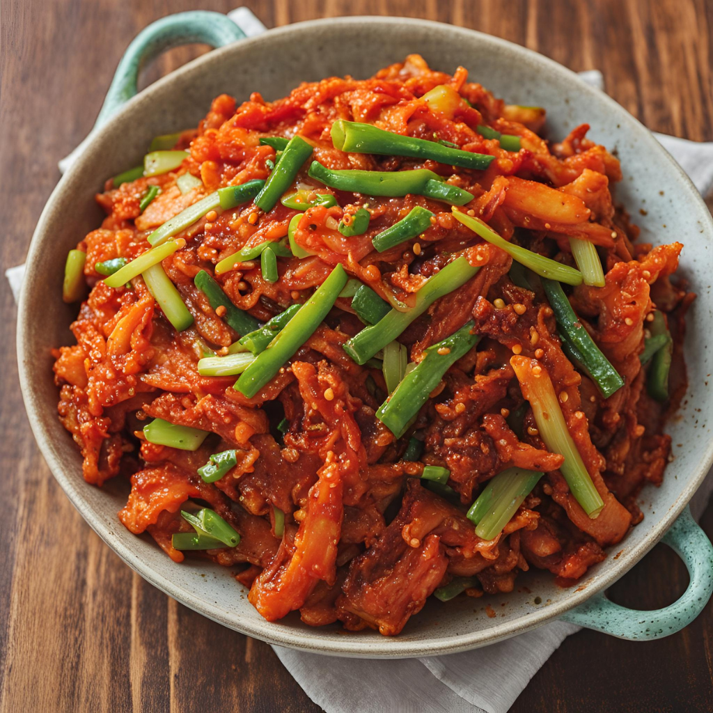 stir fried kimchi