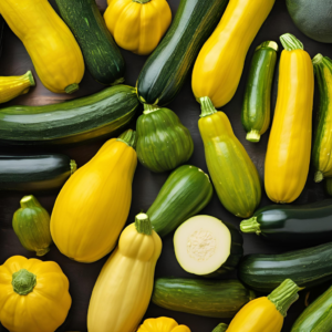 yellow squash and zucchini