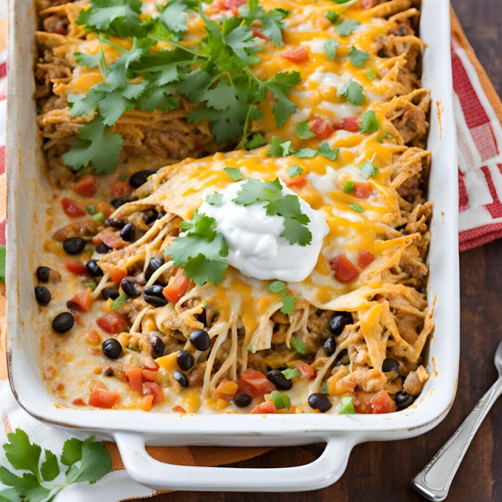 Can I Use a Different Type of Cheese in the Chicken Taco Casserole?