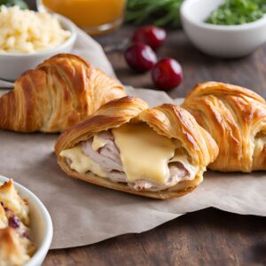 Turkey and Cheese Croissant Recipe: Perfect for Brunch!