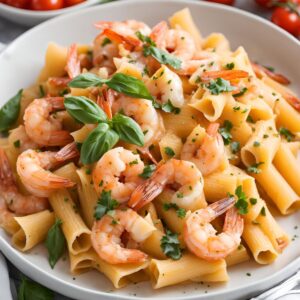 "Shrimp Rigatoni Recipe: Quick and Flavorful Dinner"