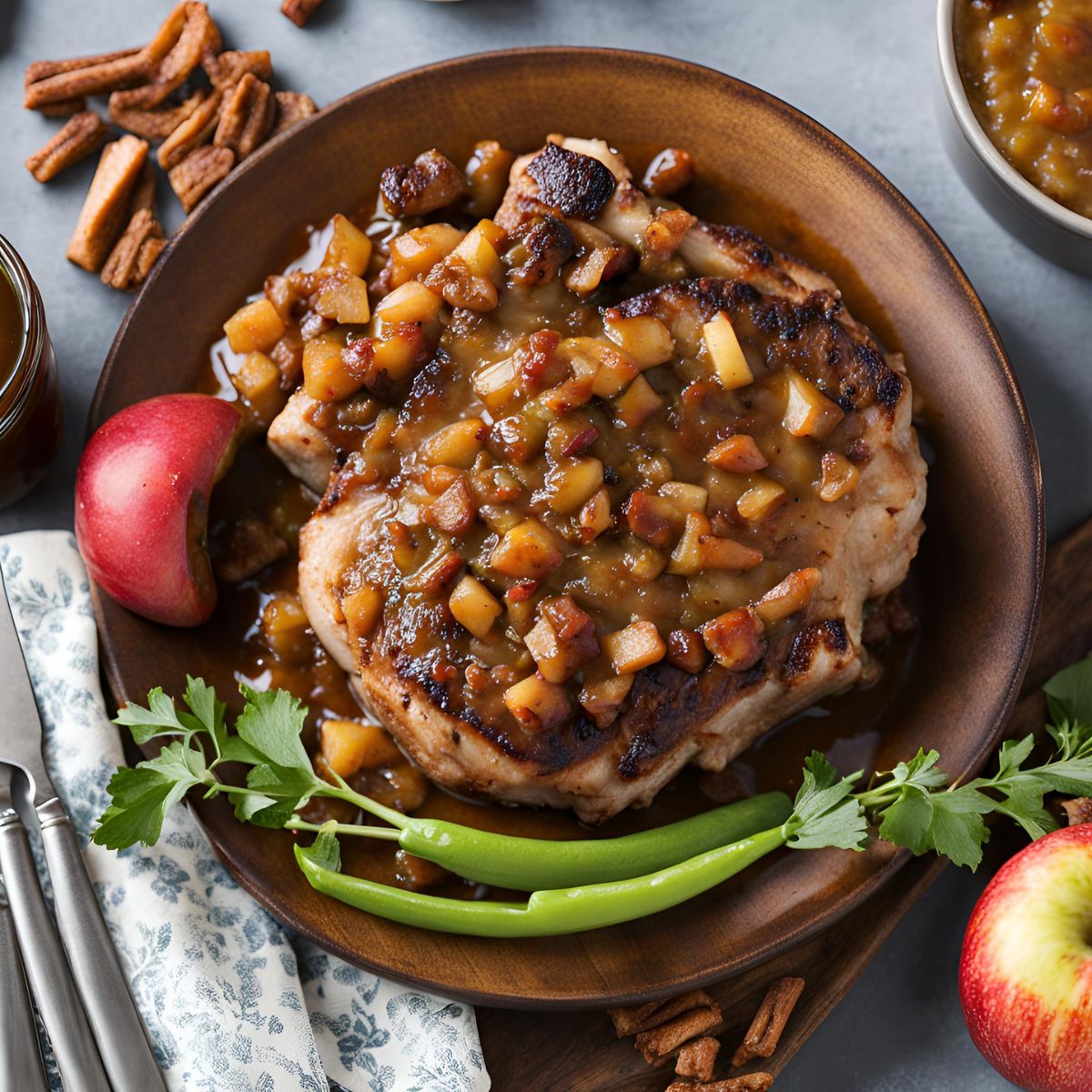 Apple Chutney Pork Chops Recipe: Easy Gourmet Meal