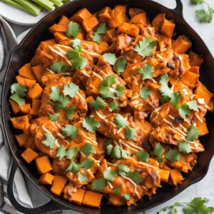 Buffalo Chicken Sweet Potato Recipe: Perfect Weeknight Meal!