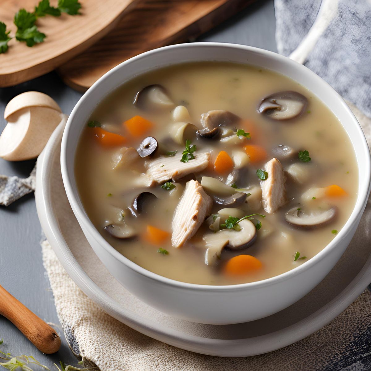 Chicken and Mushroom Soup Recipe: Easy and Flavorful!