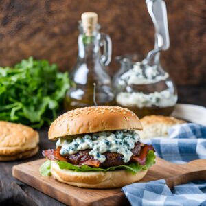 Bacon Blue Cheese Burger Recipe: Perfectly Savory!