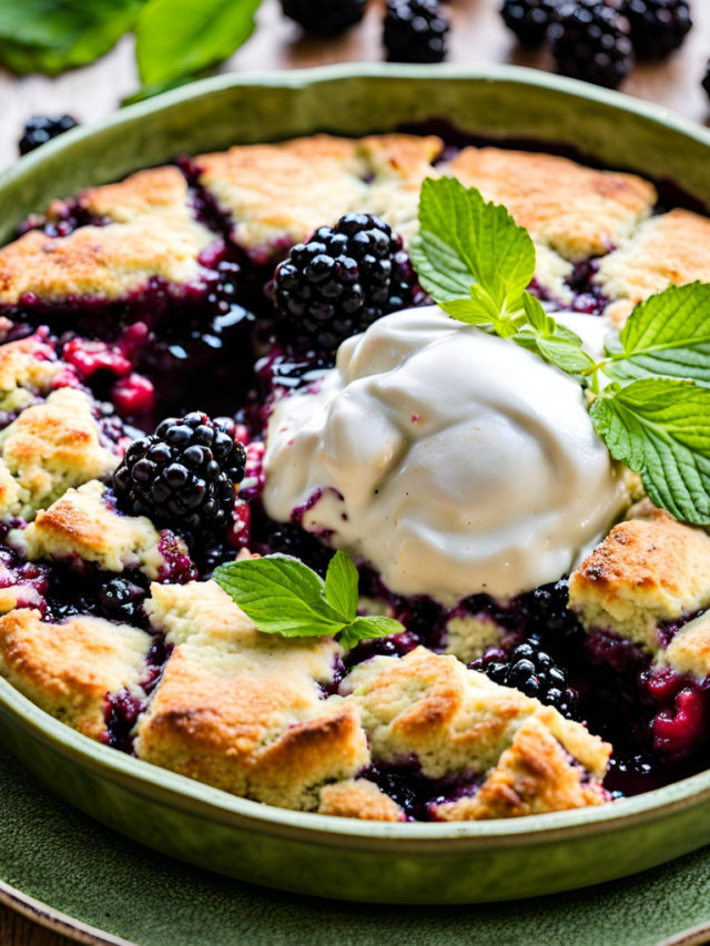 Skillet Blackberry Cobbler: Warm and Cozy Blackberry Cobbler! - The ...