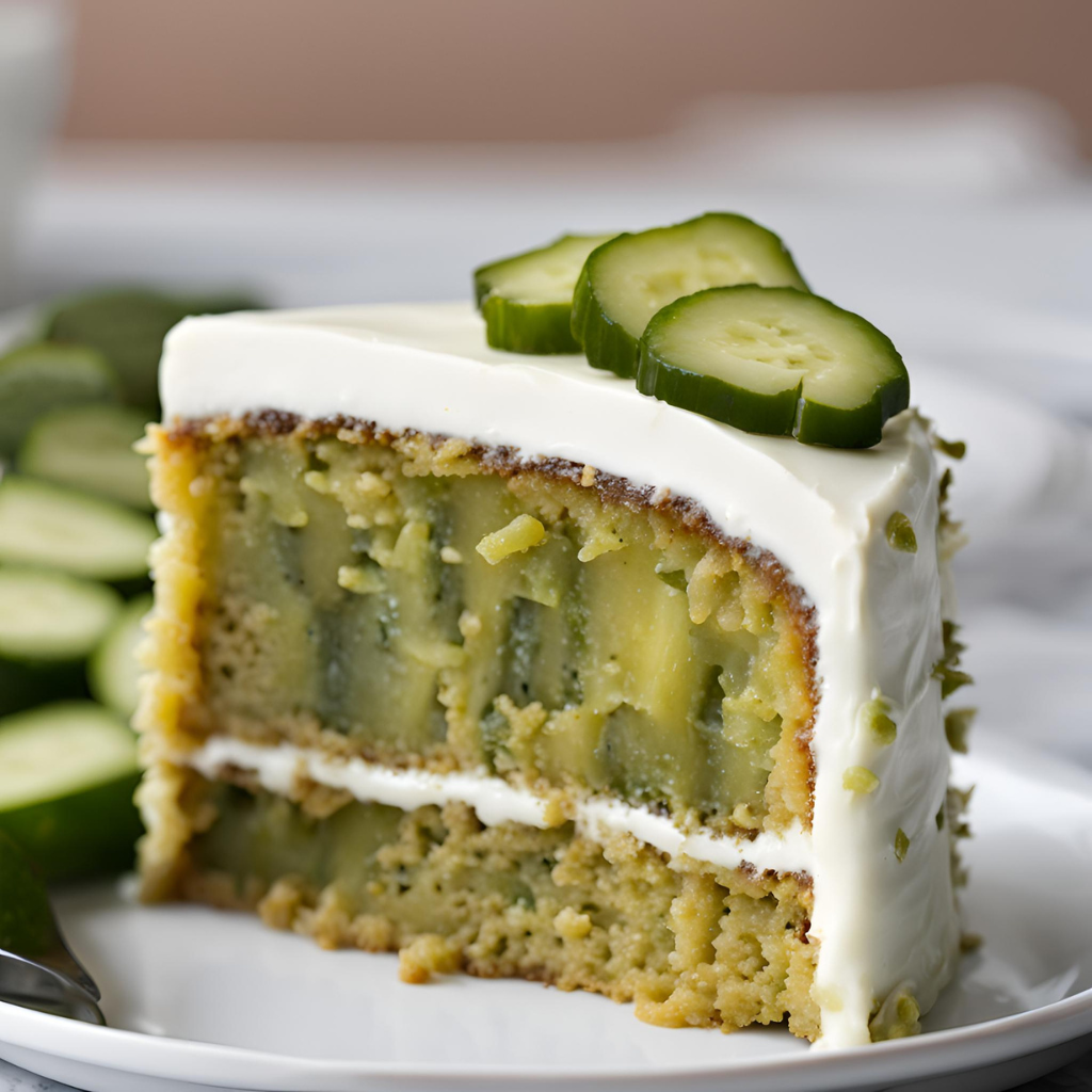 Pickle Cake: Tangy Pickle Delight! - The Fresh Man cook