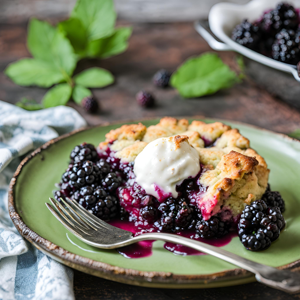 Skillet Blackberry Cobbler: Warm and Cozy Blackberry Cobbler! - The ...