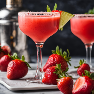 strawberry daiquiri with vodka